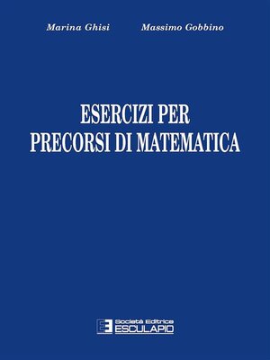 cover image of Esercizi per i precorsi di Matematica